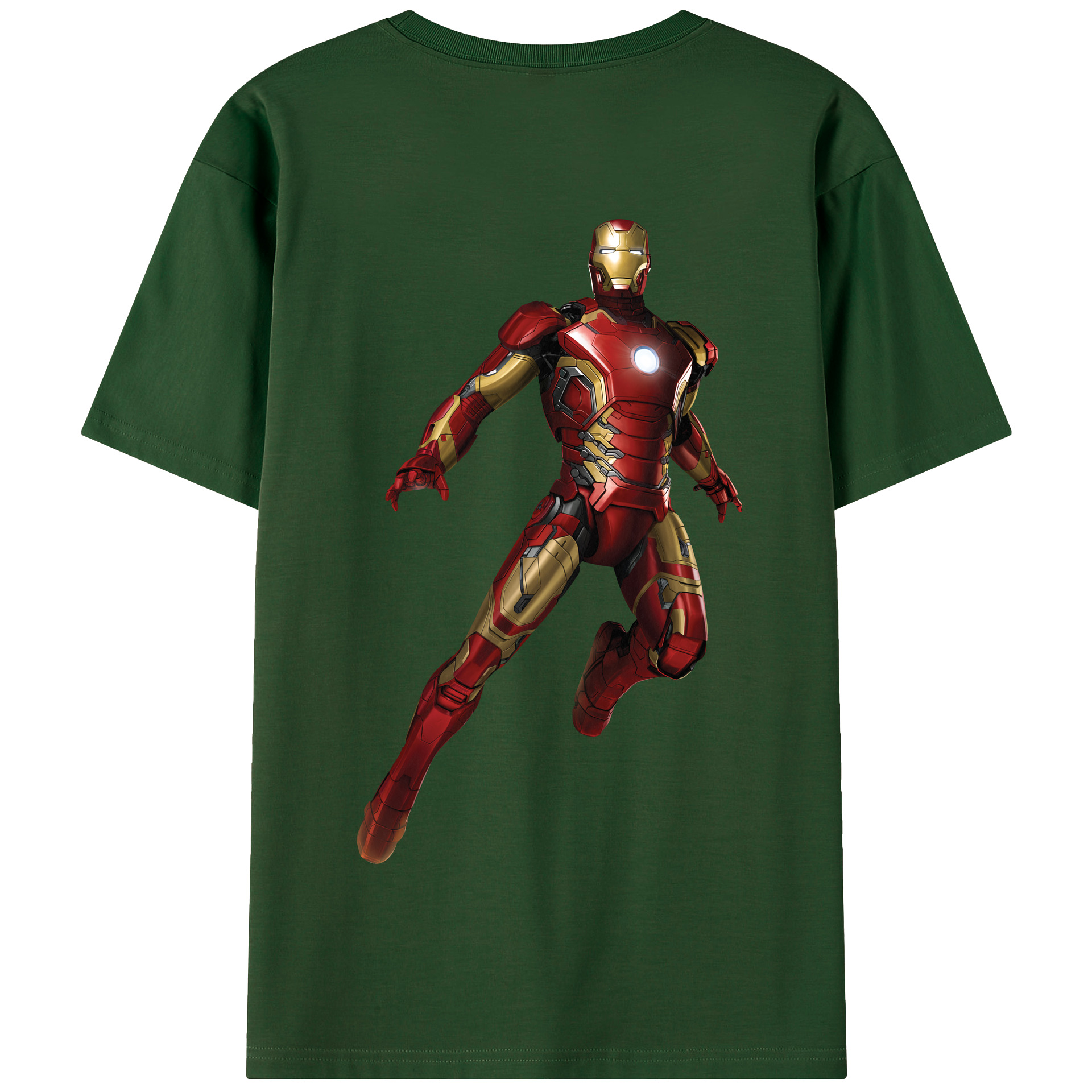 （画像用） アベンジャーズ The Avengers 綿100％半袖Tシャツ（背面プリント）